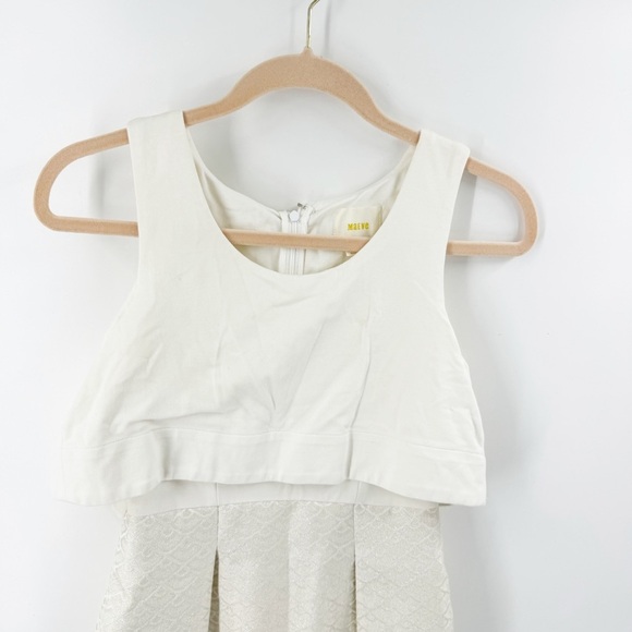 ✅ Anthropologie Chanterie Ponte Sheath by Maeve SIZE 0 PETITE IN CREAM - Picture 3 of 8